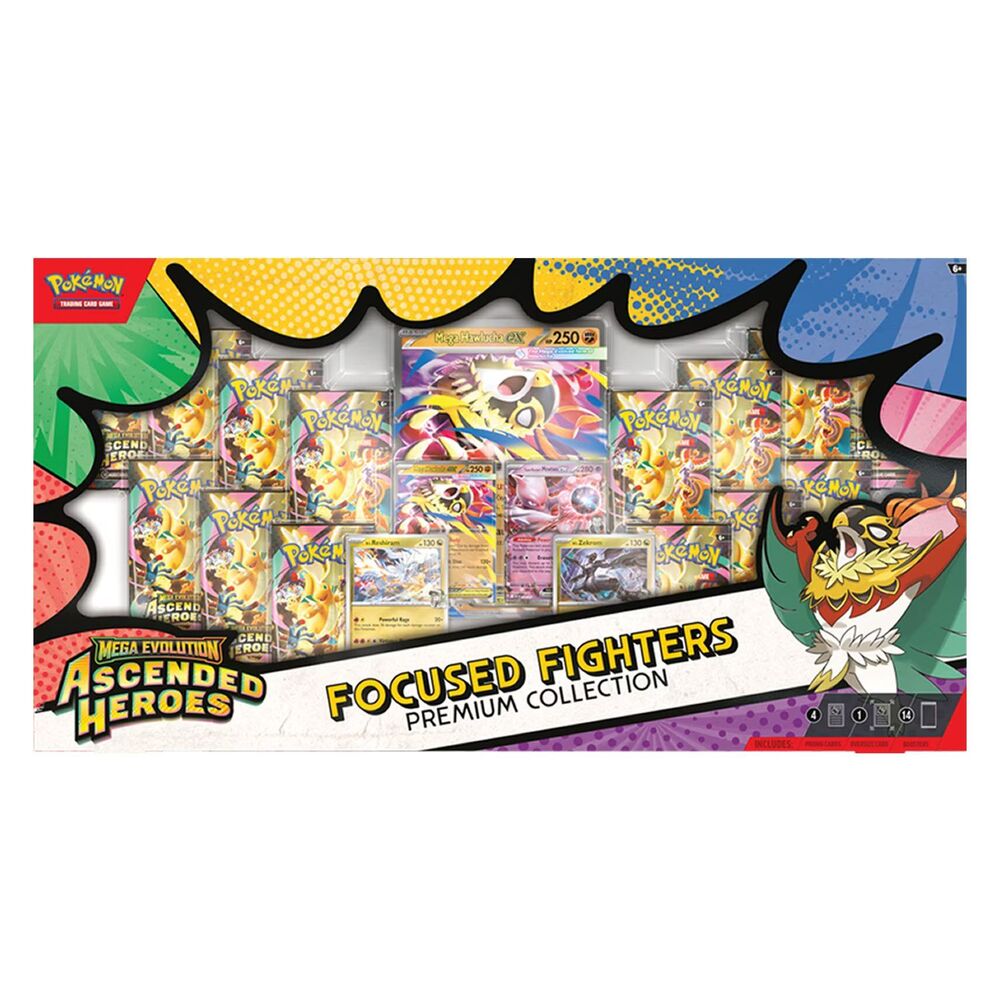 Ascended Heroes Focused Fighters Premium Collection Sam’s Club Exclusive! SEALED